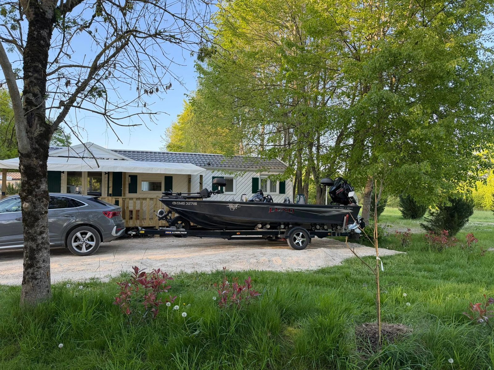 Hébergement en mobil home au bord du lac du Der